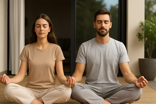 Spirituelle Meditation im Kornfeld – Einklang von Körper, Geist und Seele